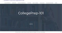 Desktop Screenshot of collegeprep101.com