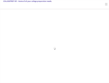 Tablet Screenshot of collegeprep101.com